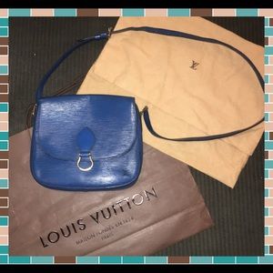 SOLD Louis Vuitton Toledo Blue Epi Saint Cloud GM
